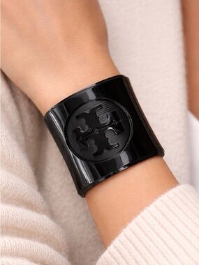 Tory Burch Black Cuff Bracelet